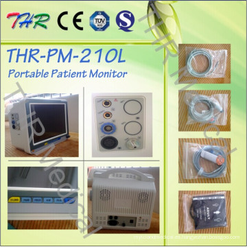 Monitor de paciente médico portátil para hospitales de alta tecnología Thr-Pm-210L